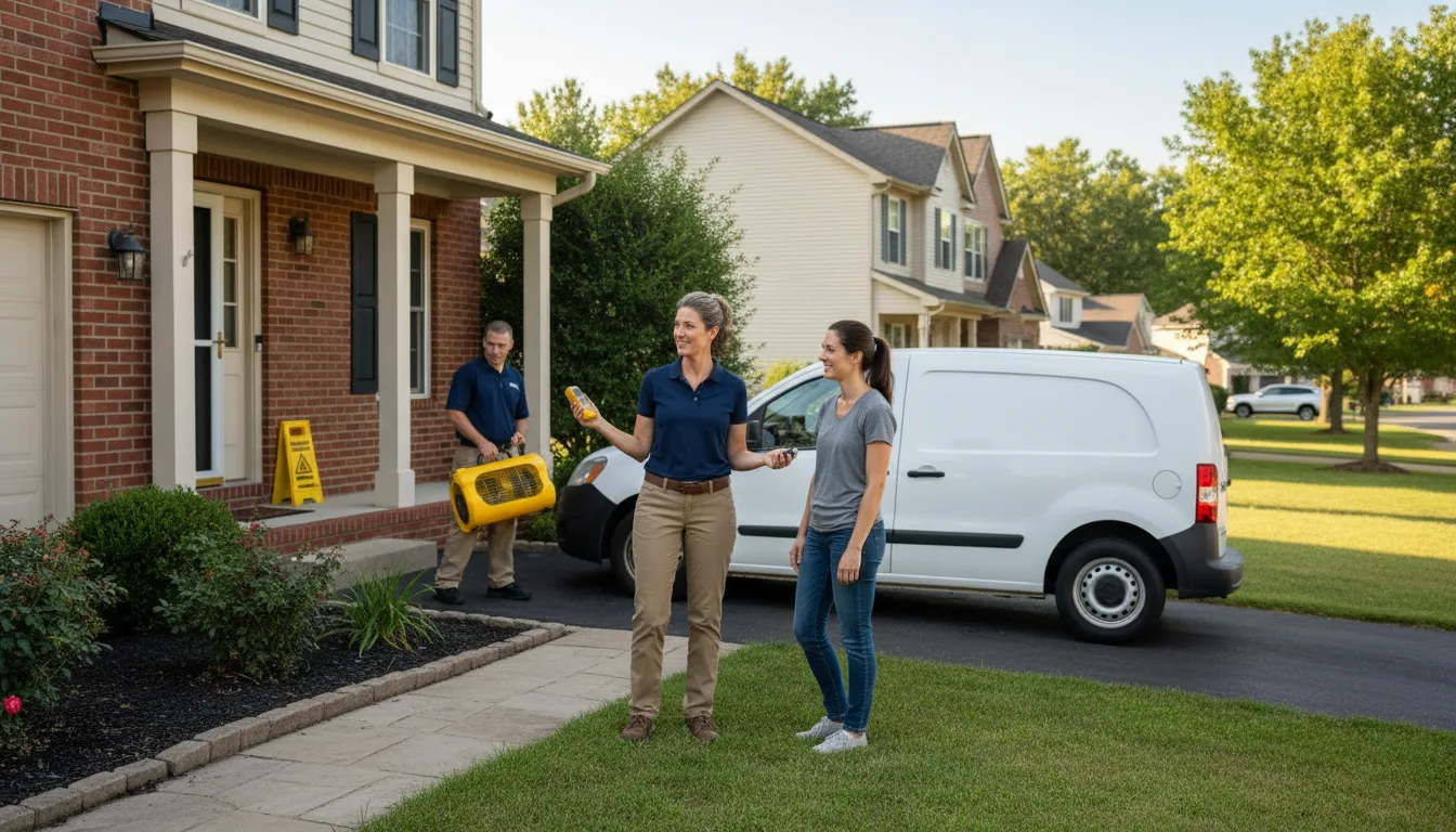 Water restoration image for Water Damage & Restoration Services in Westchester, IL